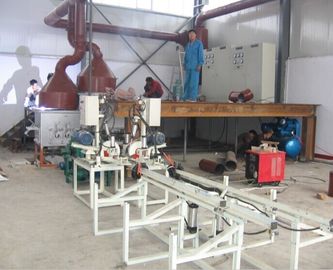500KG المشتركة الصناعية ذوبان 55KW فرن للنحاس نظام قضيب الصب