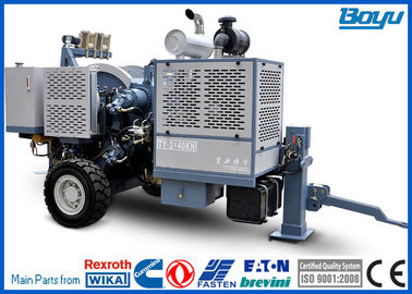 الموتر الهيدروليكية لمعدات التوتير الكهربائية ل OPGW / ADSS و موصل 9Ton 2x45kN الكمون المحرك