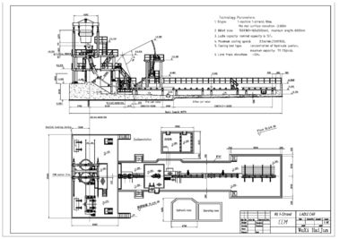 جامدة آلة الخام الصب / البليت عجلات، R6M 1S CCM